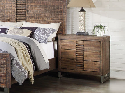 Andria - Reclaimed Nightstand - Oak