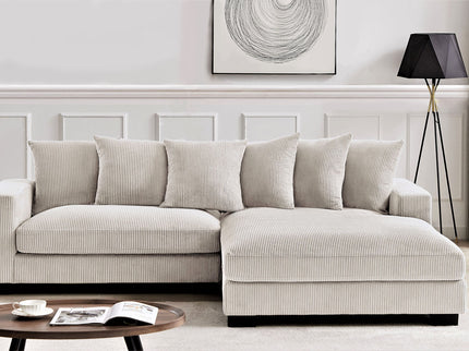 Luxe - Oversized 2 Piece Sectional Couches For Living Room, L Shaped Sofa With Chaise