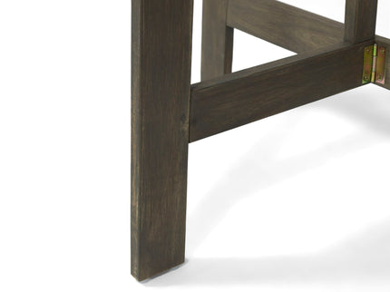 Outdoor Half Round Folding Acacia Wood Bistro Table