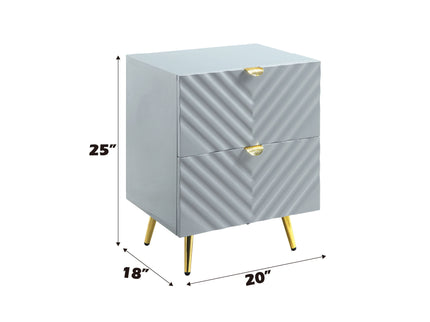 Gaines - High Gloss Nightstand