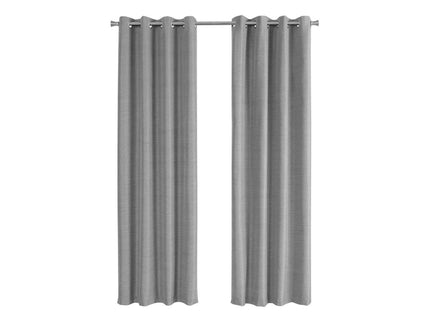 2 Pieces Set, Curtain Panel, Room Darkening, Grommet, Contemporary & Modern