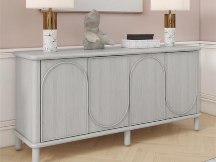 Selena - Credenza - Rustic White