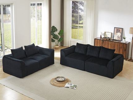 Minimalist Set With Curved Lines & Gently Sloped Backrest