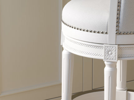 Swivel Barstool With High-Back