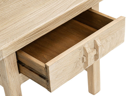 Rowan - Side Table With Drawer - Light Brown