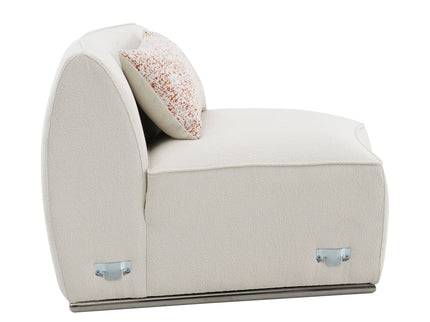 Sahara - Boucle Sectional Sofa With 3 Pillows - Beige