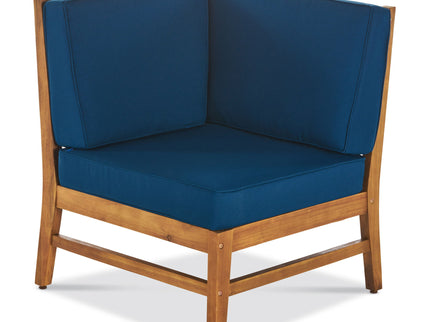 Perla - 5 Pieces Sofa Set - Blue