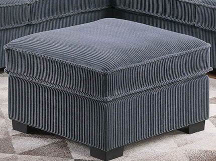 Modern Sectional Set With Cocktail Ottoman