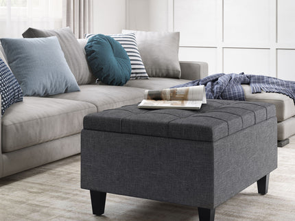Harrison - Upholstered Coffee Table Storage Ottoman