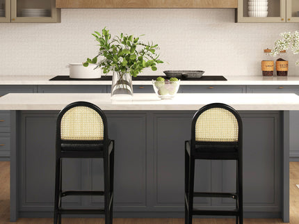 Panama - Curved Back Cane Bar Stool (Set of 2)