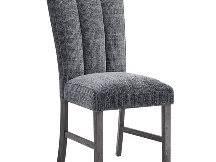 Dining Chair With Padded Seating And Back (Set of 2) - Dark Gray