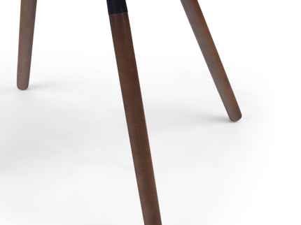 Malden - Bentwood Upholstered Dining Chair With Wood Back