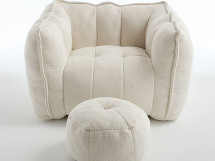 Soft Bean Bag Chair With High Resilient Foam