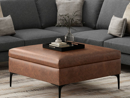 Rebecca - Multifunctional Coffee Table Storage Ottoman With Lift Up Lid