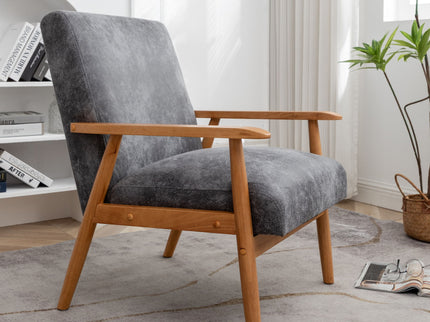 Wide Classic Mid-Century Modern Arm Chair