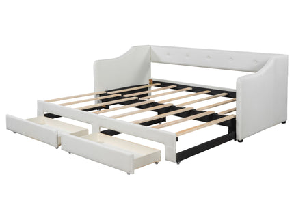 Upholstered Daybed With 2 Drawers
