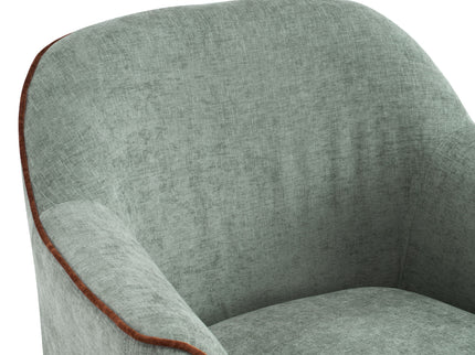 360° Swivel Accent Chair With Flared Arms