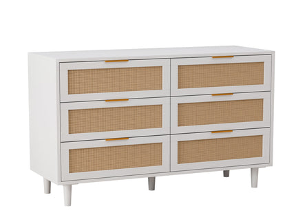 6 Drawer Storage Modern Cabinet For Bedroom