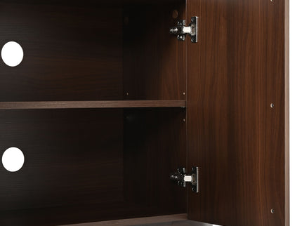 TV Stand With Fluted Tambour Style Door
