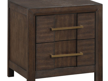 Kenzo - 2 Drawer Nightstand - Walnut