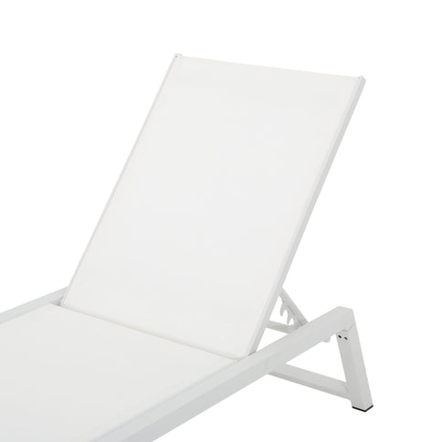 Myers - Modern Chaise Lounge Set With Adjustable Back