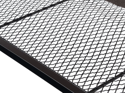 Upholstered Coffee Table With Rack - Dark Brown