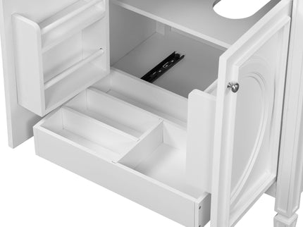 Bathroom Vanity With Sink With 2 Doors And Adjustable Shelf