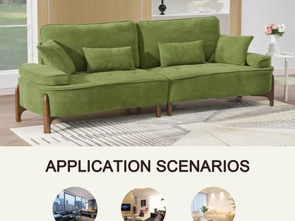 Comfortable Deep Seated Sofa With Pillows