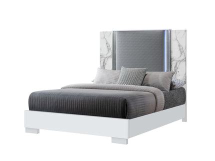 Moon - Modern Bed With LED Accent Lighting