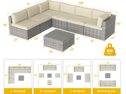 Modern Patio Set With Coffee Table