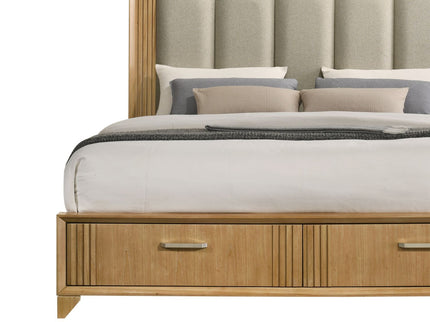 Hugo - Storage Bed With Upholstered Headboard