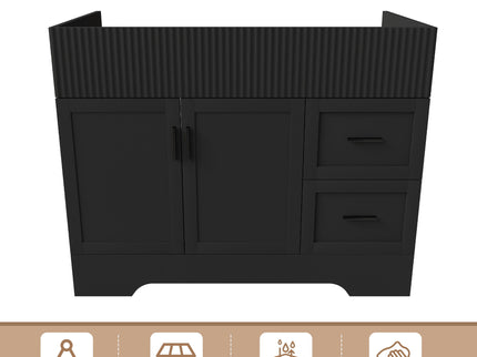 Modern Bathroom Vanity With 2 Drawers