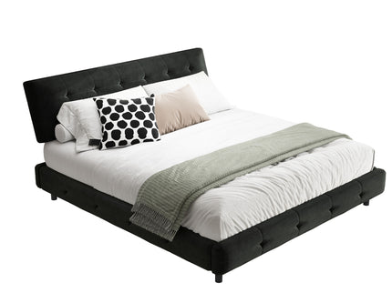 Tufted Headboard With Extra-Large Ultra-Soft Cloud Pillow Design