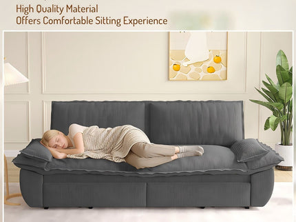 Queen Pull Out Bed, 3 In 1 Convertible Sleeper Sofa