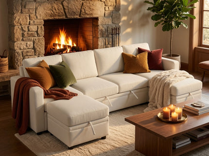 Square Ottoman For Living Room