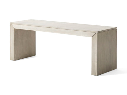Acacia Wood Dining Bench, Farmhouse Style
