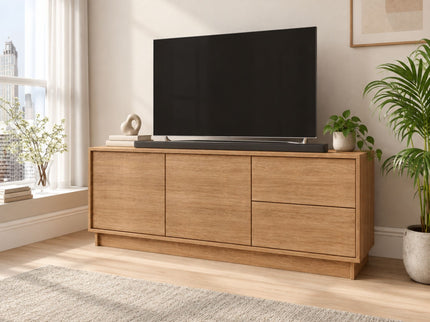 TV Stand For TVs Up To 60" With 2 Doors And 2 Drawers