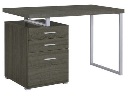 3 Drawer Reversible Office Desk