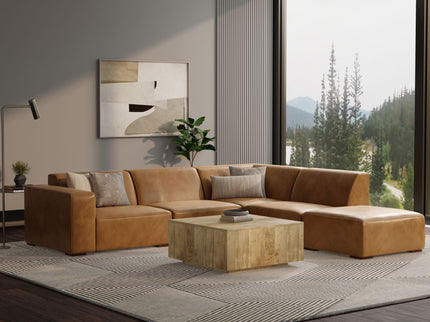 Rex - Handcrafted Sectional Sofa And Ottoman