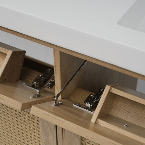 Bathroom Vanity With Double Sink, Large Storage Space