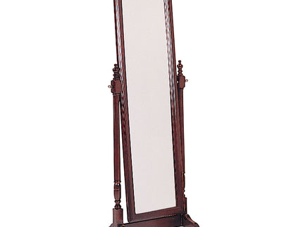 Meriwel - Adjustable Full Length Cheval Mirror With Arched Top - Brown