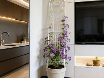 Metal Garden Trellis Rustproof Trellis For Climbing Plant Outdoor Flower Support