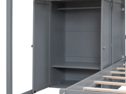 Bunk Bed With Wardrobe, Drawers