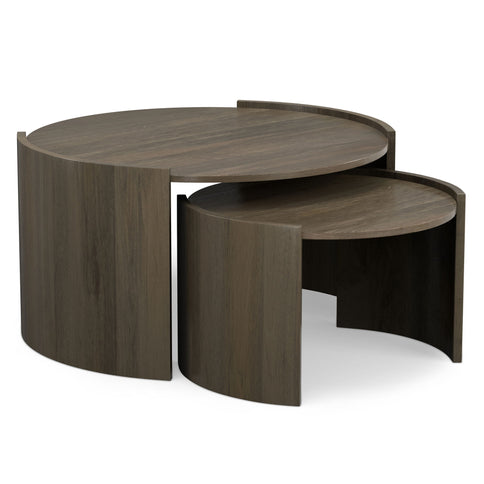 Robin - 2 Piece Nesting Table - Gray
