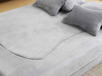 Modern Floor Sofa With 4 Pillows