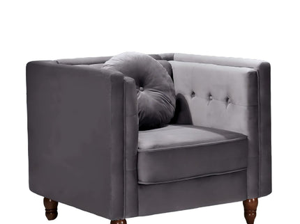 Chesterfield Accent Tufted Square Arm Side Chair