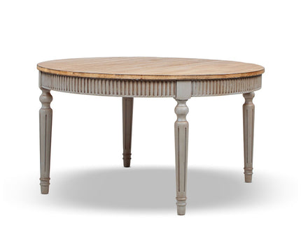 Colette - Round Dining Table - Blue / Gray
