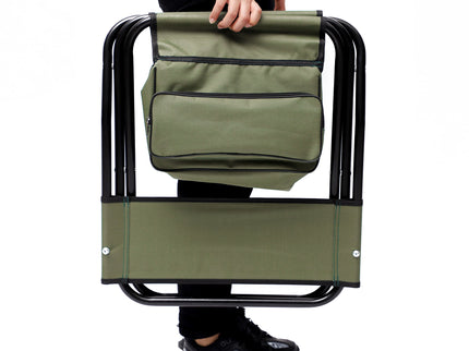 Folding Outdoor Chairs With Storage Bag, Portable Chair For Indoor, Outdoor Camping, Picnics And Fishing