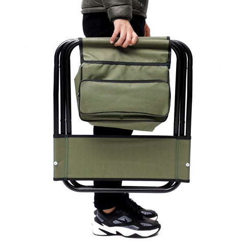 Folding Outdoor Chairs With Storage Bag, Portable Chair For Indoor, Outdoor Camping, Picnics And Fishing