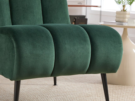 Upholstered Armless Chair For Living Room